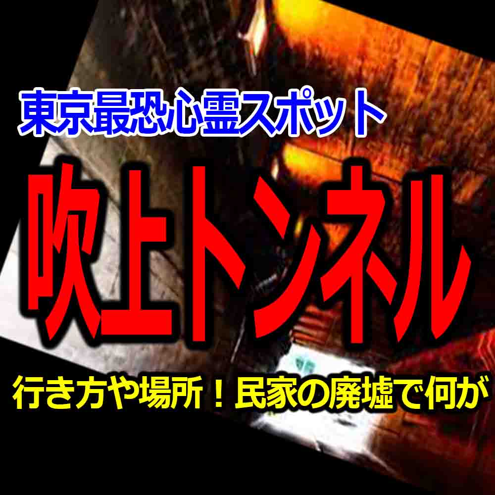 吹上トンネルへ車の行き方や場所 廃屋民家の事件は何があったのか バズーカnews 怖い話と都市伝説